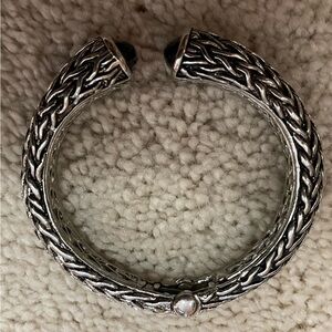 Nice sliver and black bracelet